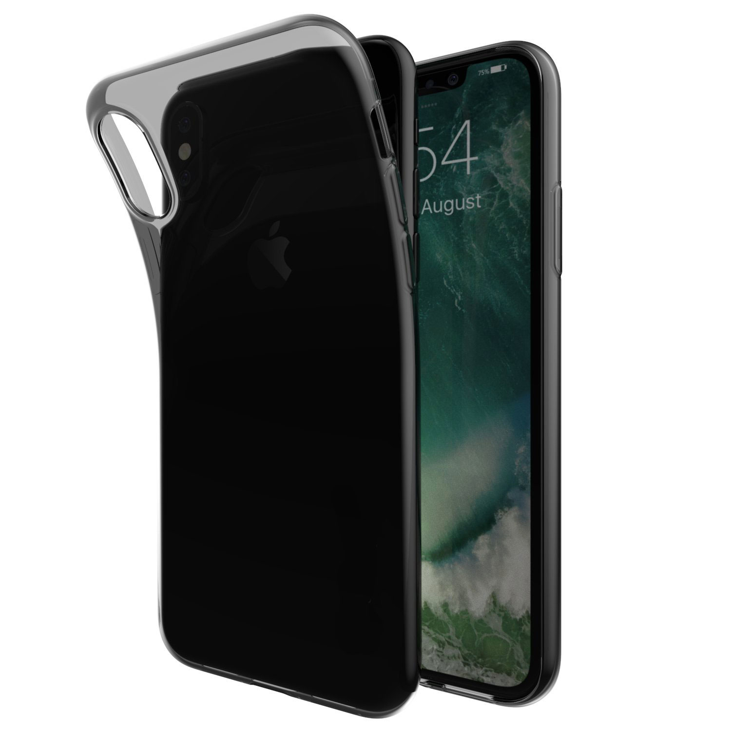 coque silicone noir iphone xs