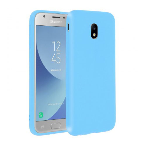 coque samsung j3 2017 bleu silicone