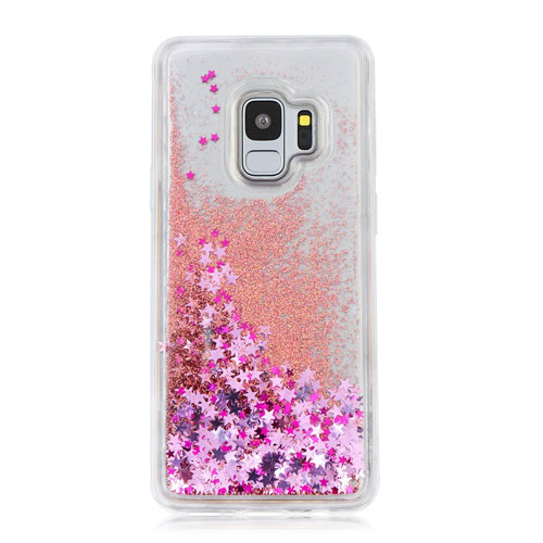 coque samsung s9 violette pailletée coque samsung s9 violette pailletée