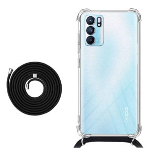 coque-oppo-reno6-5g-bandouliere-transparent-noir2