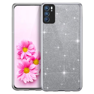 coque-oppo-reno6-paillettes-silver