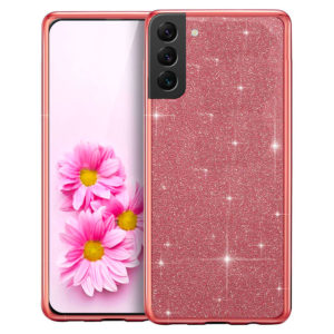 coque-samsung-galaxy-s21fe-paillettes-rose-gold