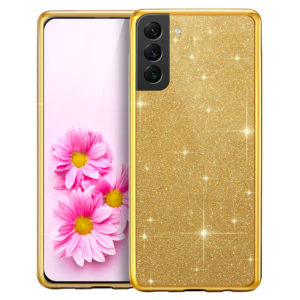 coque-samsung-galaxy-s22-paillettes-gold