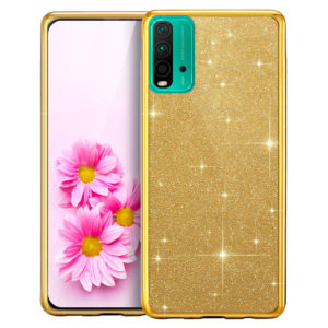 coque-xiaomi-redmi-9t-paillettes-gold