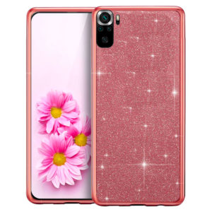 coque-xiaomi-redmi-note-10s-paillettes-rose-gold