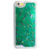 coque-iphone-5-5S-SE-paillette-liquide-vert